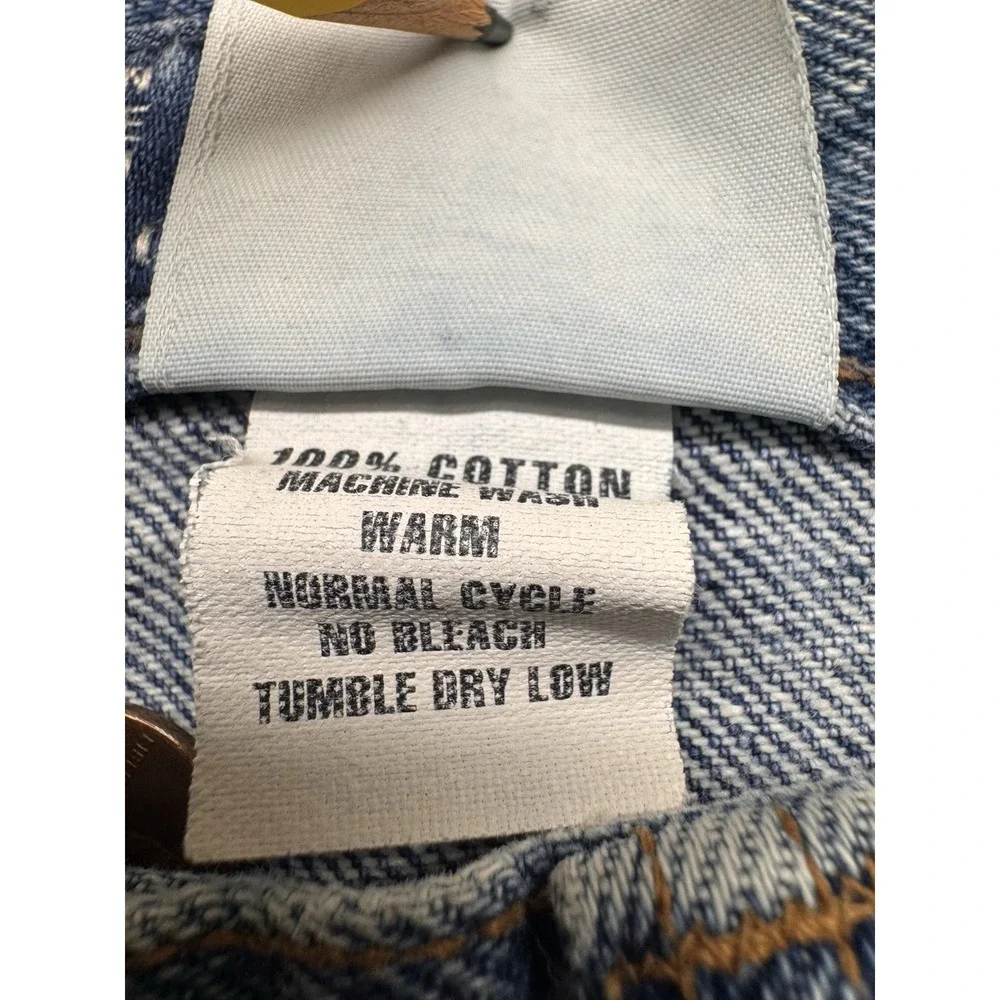 Vintage Old Rye Jeans 33x32 Baggy Loose‎ Fit Tapered Leg Distressed 90s Soft